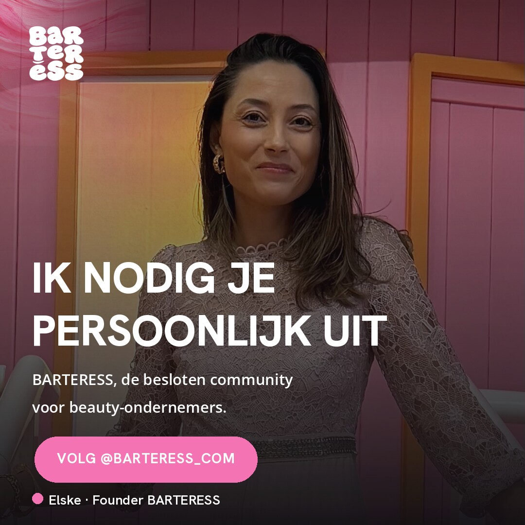 Elske, founder van BARTERESS: ik nodig je persoonlijk uit
